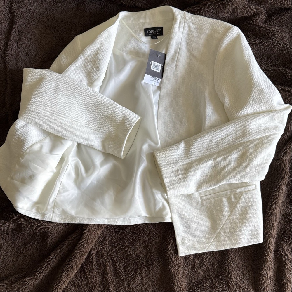 top Shop women's cropped Jacket